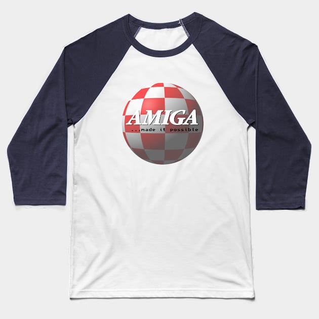 Amiga Baseball T-Shirt by amigaboy